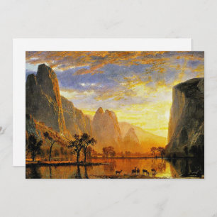 Yosemite-Tal von Albert Bierstadt Karte