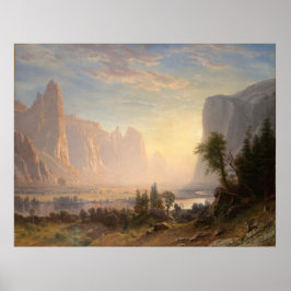 Yosemite-Tal von Albert Bierstadt Poster