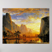 Yosemite-Tal von Albert Bierstadt Poster (Vorne)