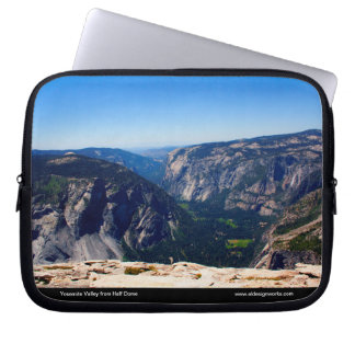 Yosemite-Tal von der halben Haube Laptopschutzhülle