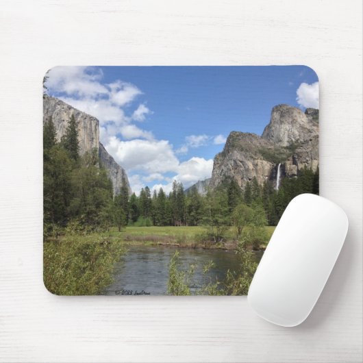 Yosemite-Tal-Wasserfall Mousepad (Mit Mouse)