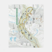 Yosemite-Talkarten-Fleecedecke Fleecedecke (Vorderseite)