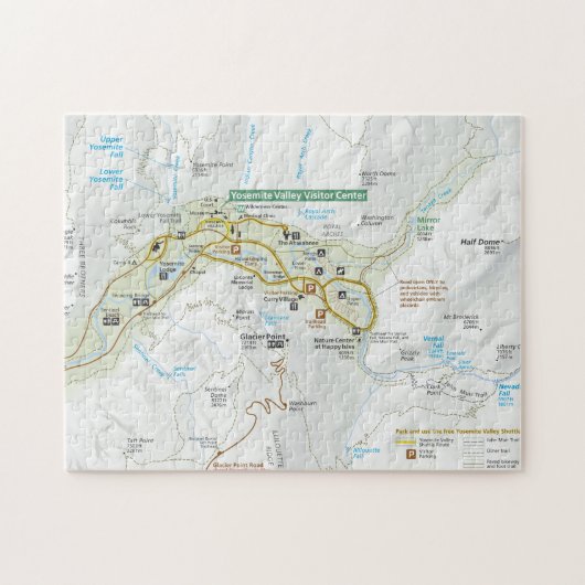 Yosemite-Talkartenpuzzlespiel Puzzle (Horizontal)