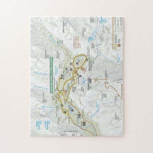 Yosemite-Talkartenpuzzlespiel Puzzle (Vertikal)