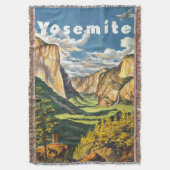 Yosemite Travel Art Decke (Vorderseite Vertikal)