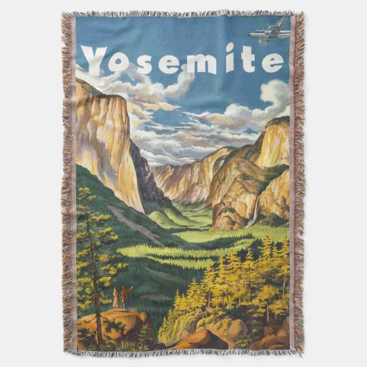 Yosemite Travel Art Decke (Vorderseite Vertikal)