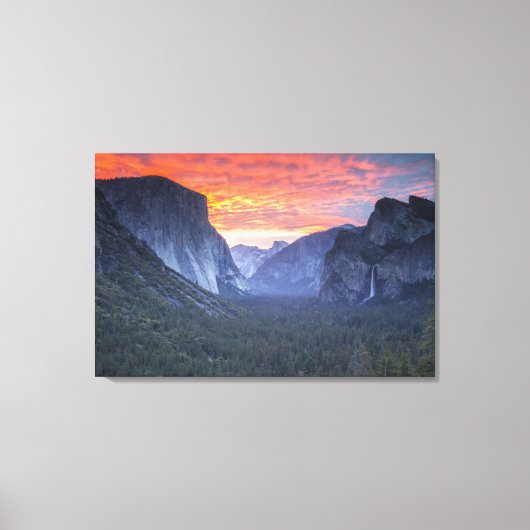 Yosemite Tunnel View Leinwanddruck (Vorderseite)