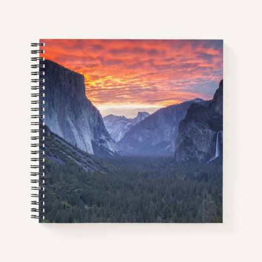 Yosemite Tunnel View Notizblock (Vorderseite)