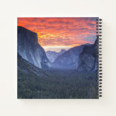 Yosemite Tunnel View Notizblock (Rückseite)
