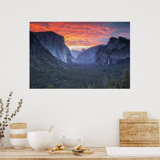 Yosemite Tunnel View Poster (Küche)