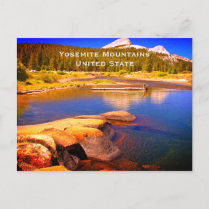 Yosemite United Staat Vintag Tourism Travel Add Postkarte