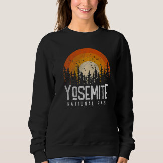 Yosemite US Nationalpark Retro-Stil Vintage 70er Sweatshirt