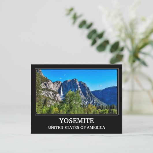 Yosemite USA Postcard Postkarte (Stehend Vorderseite)