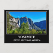 Yosemite USA Postcard Postkarte (Vorderseite)