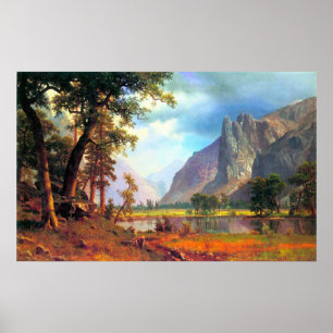 Yosemite Valley 2 von Bierstadt Poster
