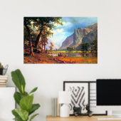 Yosemite Valley 2 von Bierstadt Poster (Heimbüro)