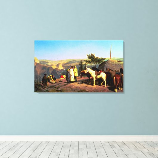 Yosemite Valley ab Glacier Point 1874 Leinwanddruck (Insitu (Holzboden))