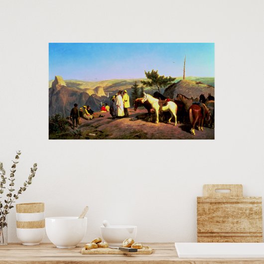 Yosemite Valley ab Glacier Point 1874 Poster (Küche)