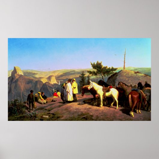 Yosemite Valley ab Glacier Point 1874 Poster (Vorne)