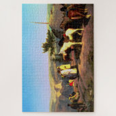 Yosemite Valley ab Glacier Point 1874 Puzzle (Vertikal)