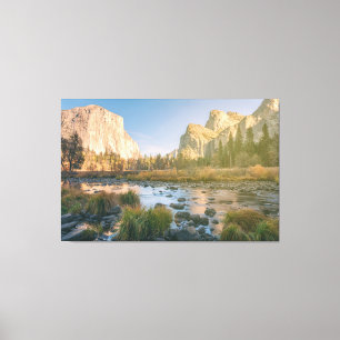 Yosemite Valley Abend Leinwanddruck