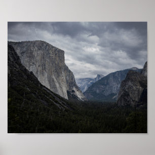 Yosemite Valley and El Capitan - Landschaftsbild - Poster