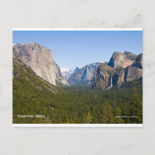 Yosemite Valley April California Products Postkarte
