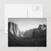 Yosemite Valley aus Tunnel-Sicht Postkarte (Vorne/Hinten)