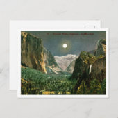 Yosemite Valley by Moonlight 1910s Postkarte (Vorne/Hinten)
