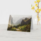 Yosemite Valley, CA | Frederick Ferdinand Schafer Karte (Gelbe Blume)