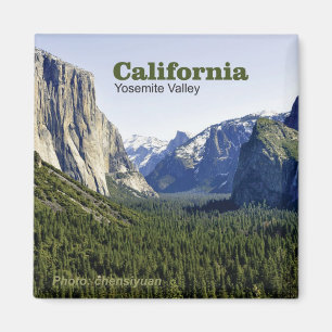 Yosemite Valley California Foto Magnete Magnet