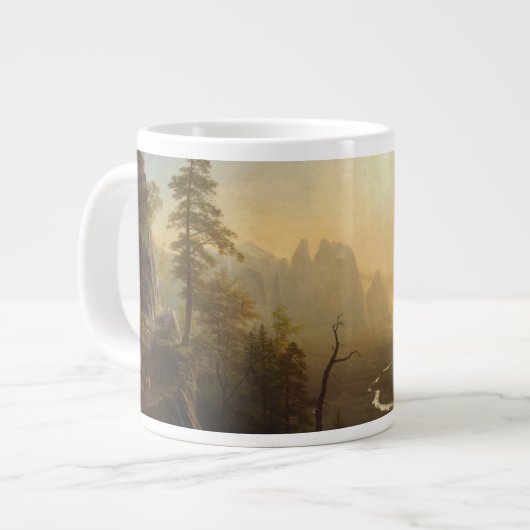 Yosemite Valley, Gletscher Point Trail Jumbo-Tasse (Vorderseite Links)