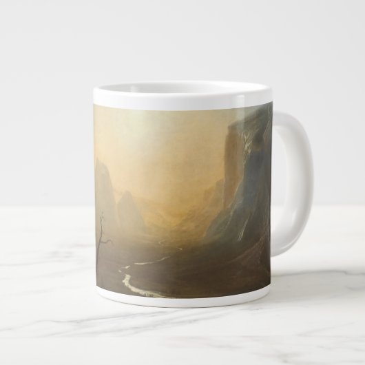 Yosemite Valley, Gletscher Point Trail Jumbo-Tasse (Vorderseite Rechts)