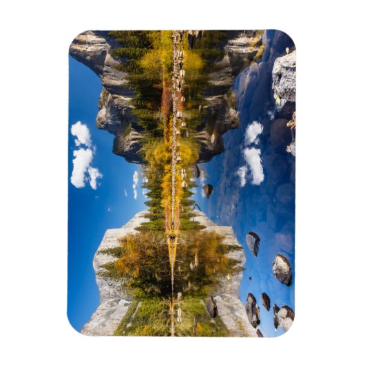 Yosemite Valley im Herbst Magnet (Vertikal)