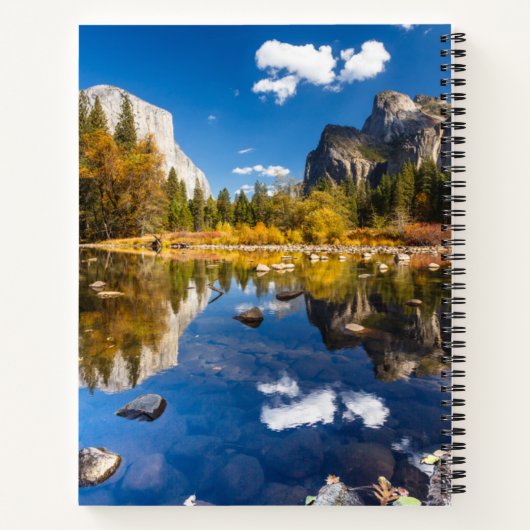 Yosemite Valley im Herbst Notizblock (Rückseite)