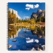 Yosemite Valley im Herbst Notizblock (Vorderseite)
