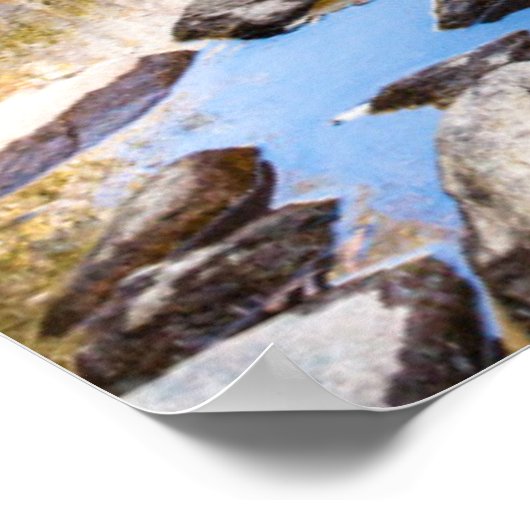 Yosemite Valley im Herbst Poster (Ecke)