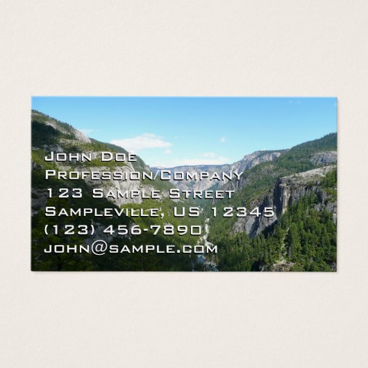 Yosemite Valley im Yosemite-Nationalpark (Vorderseite)