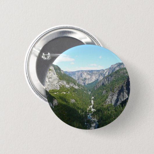 Yosemite Valley im Yosemite-Nationalpark Button (Vorne & Hinten)