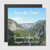 Yosemite Valley im Yosemite-Nationalpark Magnetkarte (Vorne/Hinten)