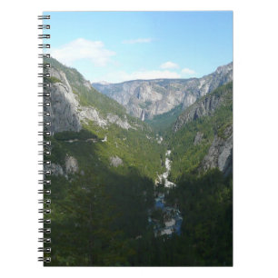 Yosemite Valley im Yosemite-Nationalpark Notizblock