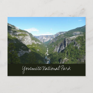 Yosemite Valley im Yosemite-Nationalpark Postkarte