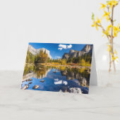 Yosemite Valley in Fall Karte (Gelbe Blume)