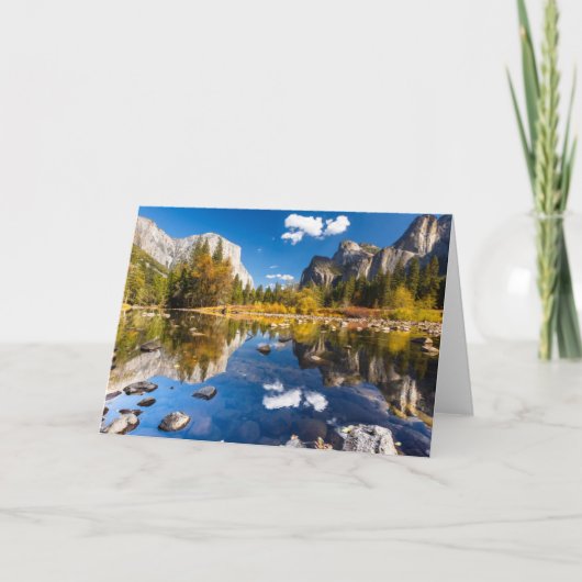 Yosemite Valley in Fall Karte (Vorderseite)