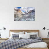 Yosemite Valley in Snow Leinwanddruck (Insitu (Schlafzimmer))