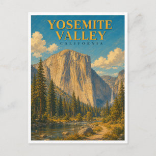 Yosemite Valley Kalifornien El Capitan GeoSaga Postkarte