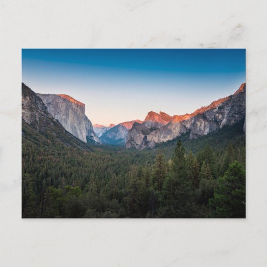 Yosemite Valley, Kalifornien Postkarte (Vorderseite)