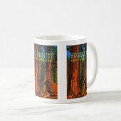 Yosemite Valley Kalifornien Riesenwald Kaffeetasse (VorderseiteRechts)