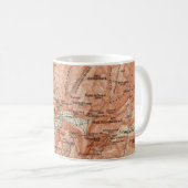 Yosemite Valley Karte Kaffeetasse (VorderseiteRechts)