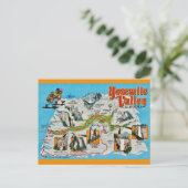 Yosemite Valley Karte Postkarte (Stehend Vorderseite)